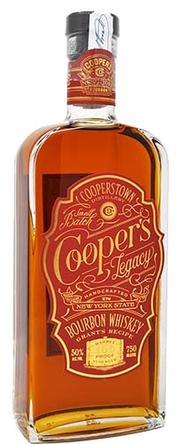 Cooperstown Distillery Cooper's legacy Bourbon Whiskey