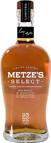 Metze's select Bourbon Whiskey
