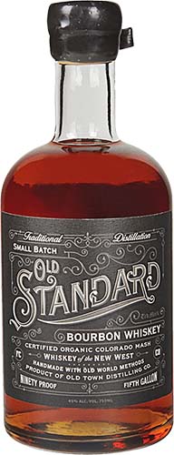 Old Standar organic Bourbon Whiskey