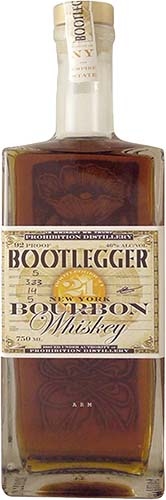 Bootlegger 21 Years New York Bourbon Whiskey