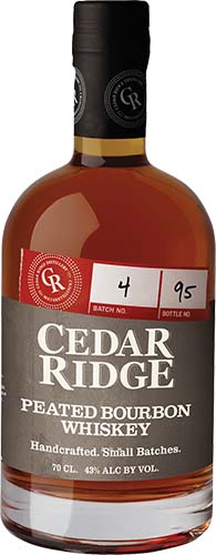 Cedar Ridge Peated Bourbon Whiskey