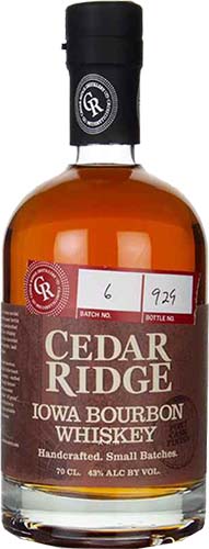 Cedar Ridge Port Cask Bourbon Whiskey