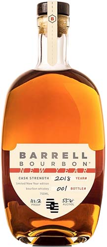 Barrell Bourbon Whiskey New Year 2018 Cask Strength Whiskey