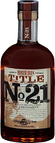 Title No.1 Bourbon Whiskey