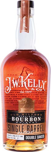 J.W.Kelly Single Barrel Double Oaked Bourbon Whiskey