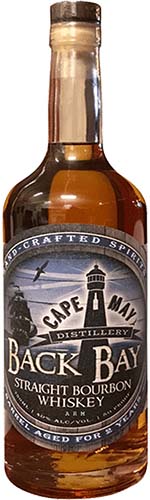 Cape May Distillery Back Bay Bourbon Whiskey