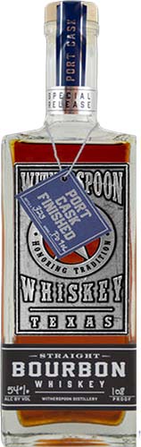 Witherspoon Port Cask Finish Straight Bourbon Whiskey
