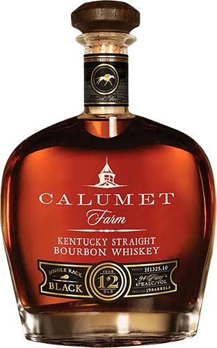 Calumet Farm 12 Years Single Rack Black Kentucky Straight Bourbon Whiskey
