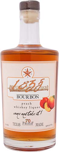 Lone Star 1835 Texas Peach Bourbon Whiskey