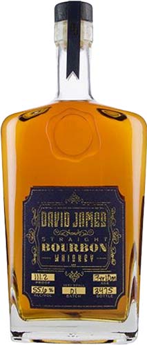 David James Straight Bourbon Whiskey