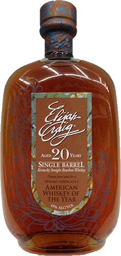 Elijah Craig 20 Year Old Single Barrel Straight Bourbon Whiskey