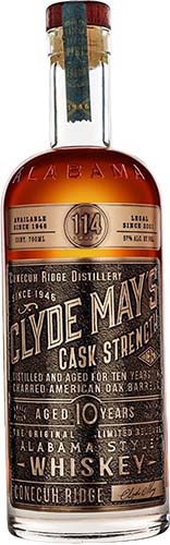 Clyde May's 10 Years Cask Strength Bourbon Whiskey