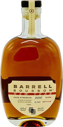 Barrell Bourbon Whiskey New Year 2020 Cask Strength Whiskey