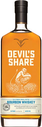 Cutwater Spirits Devil's share Bourbon Whiskey