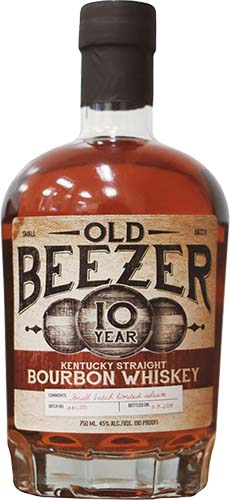 Old Beezer 10 Year Old Kentucky Straight Bourbon Whiskey