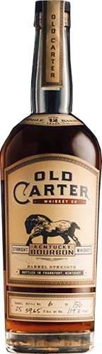 Old Carter Single Barrel Kentucky Bourbon 12 Years Old