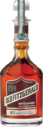 Old Fitzgerald Bottled In Bond 16 Year Old Kentucky Straight Bourbon Whiskey