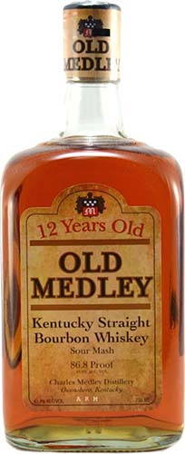 Old Medley Bourbon Whiskey12 Years