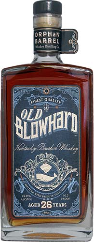 Old Blowhard Old Bourbon Whiskey 26 Years
