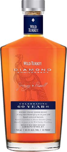 Wild Turkey Diamond Anniversary Bourbon Whiskey