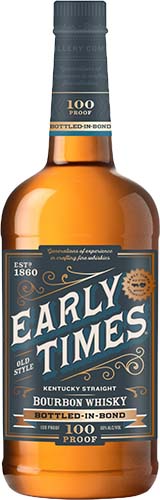 Early Times Bottled-In-Bond Bourbon Whiskey
