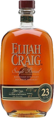 Elijah Craig 23 Year Old Single Barrel Bourbon