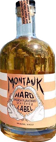 Montauk Hard Label Peach Whiskey