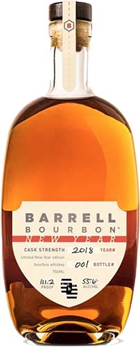 Barrell Bourbon New Year Limited Edition Cask Strength Bourbon Whiskey