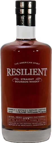 Resilent 14 Year Old Straight Bourbon Whiskey