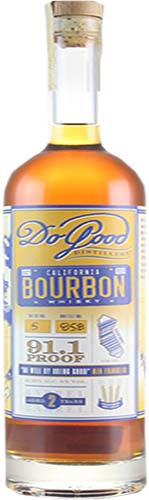 Do Good Distillery California Bourbon