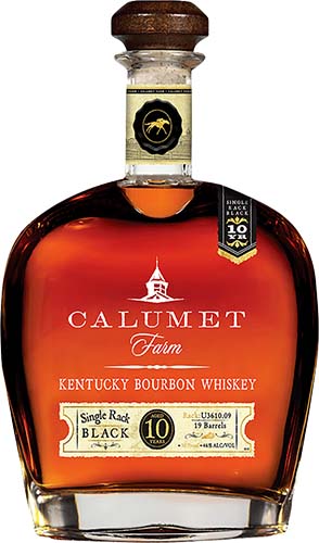 Calumet Farm Single Rack Black Year Kentucky Bourbon Whiskey