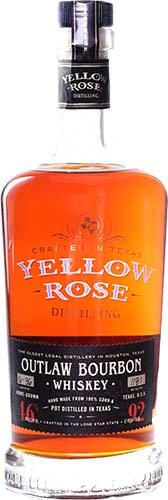 Yellow Rose Outlaw Texas Bourbon