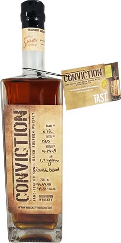 Conviction Hand Crafted Small Batch Bourbon Whiskey