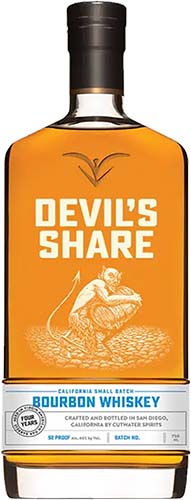 Cutwater Spirits Devil's Share Bourbon Whiskey