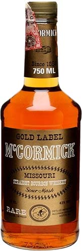 Mccormick Gold Label Straight Bourbon Whiskey