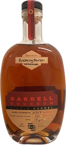Barrell Bourbon Single Barrel Straight Bourbon Whiskey750Ml