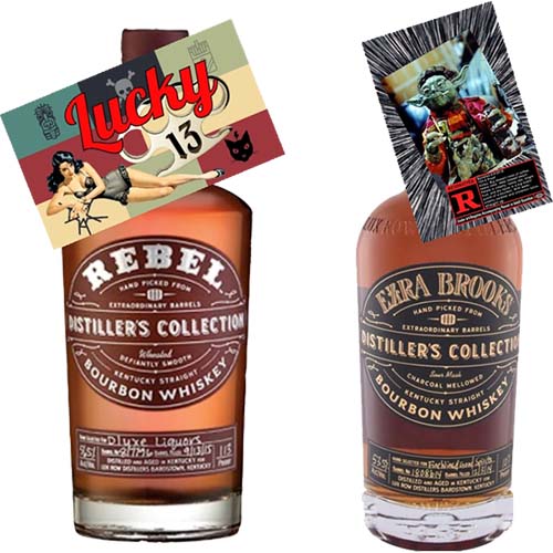 Ezra Brooks & Rebel Yellpresale--Ezra Brooks & Rebel Yell Liquor World Barrel -- 2Pk