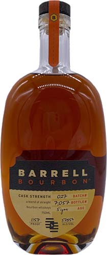 Barrell Bourbon Batch 025 Cask Strength