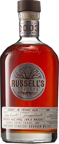 Russells Reserve 16 Year Old Kentucky Bourbon 2003