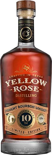 Yellow Rose Bourbon 10Th Anniversary