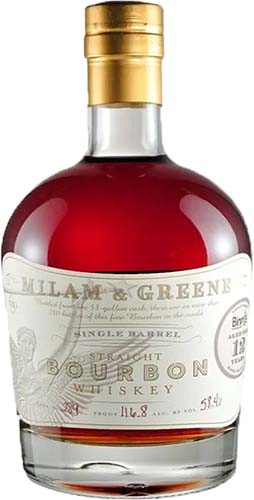 Milam & Greene 12 Year Old Bourbon Single Barrel Whiskey