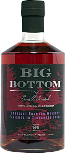 Big Bottom Small Batch Zinfandel Cask Finish Straight Bourbon Whiskey