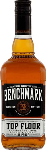 Mcafee'S benchmark Top Floor Elevation Matters Kentucky Straight Bourbon Whiskey