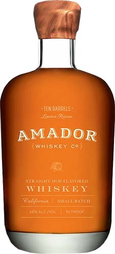 Amador Whiskey Small Batch 10 Barrels 10 Year Whiskey