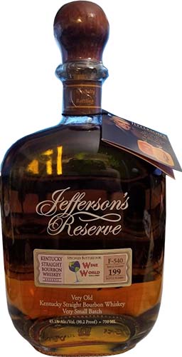 Jefferson's reserve Single Barrel