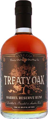 Treaty Oak Barrel Reserve Rum Bourbon Whiskey