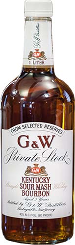G & W Private Stock Bourbon 5 Year