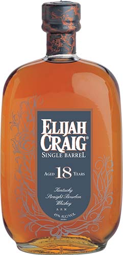 Elijah Craig 18 Year Old Single Barrel Kentucky Straight Bourbon Whiskey