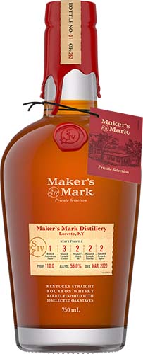 Maker's Mark Private Select 108 Proof Kentucky Straight Bourbon Whisky