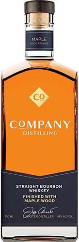 Company Distilling Maple Wood Finished Bourbon Whiskey